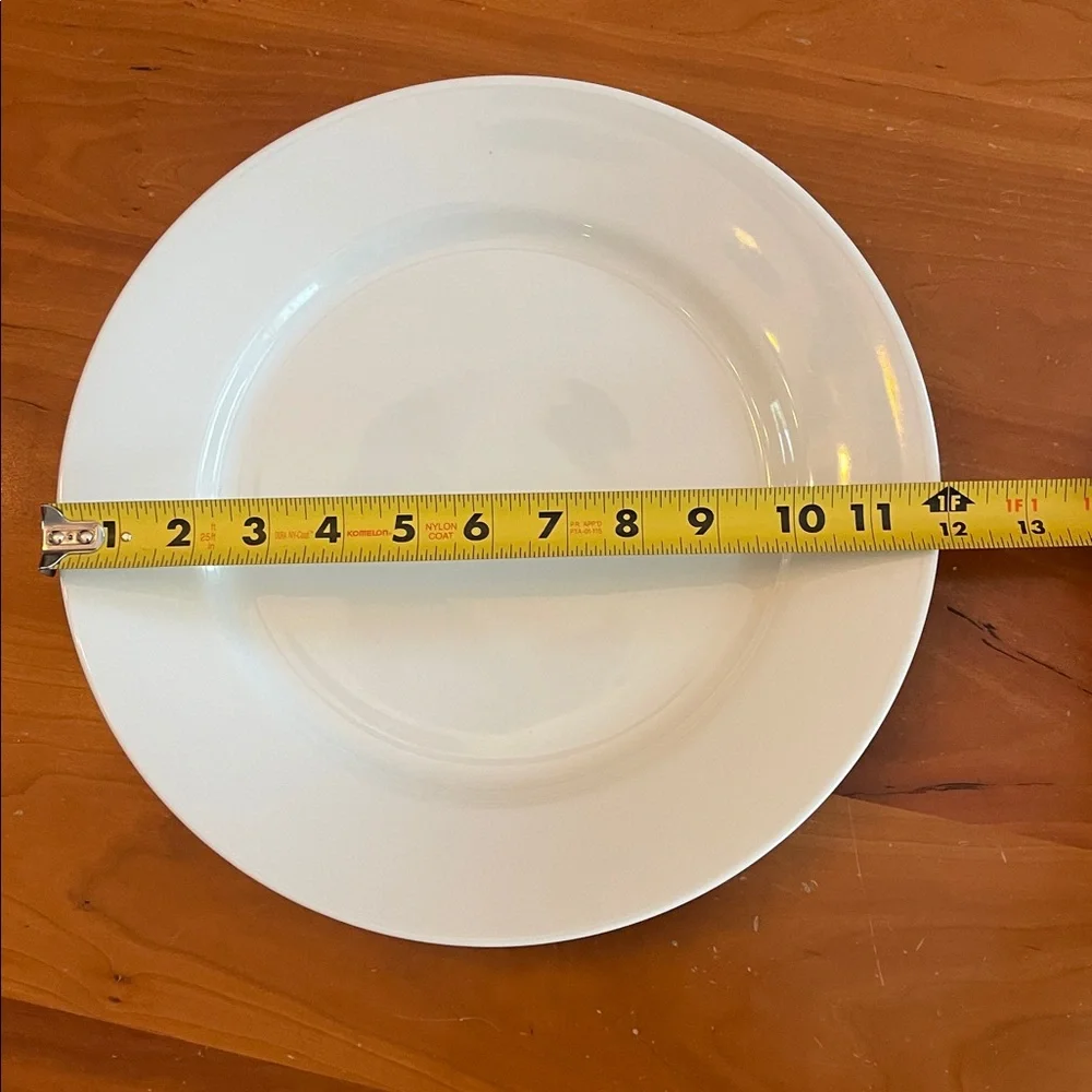 Crate & Barrel dinner plate made in Sri Lanka 12”